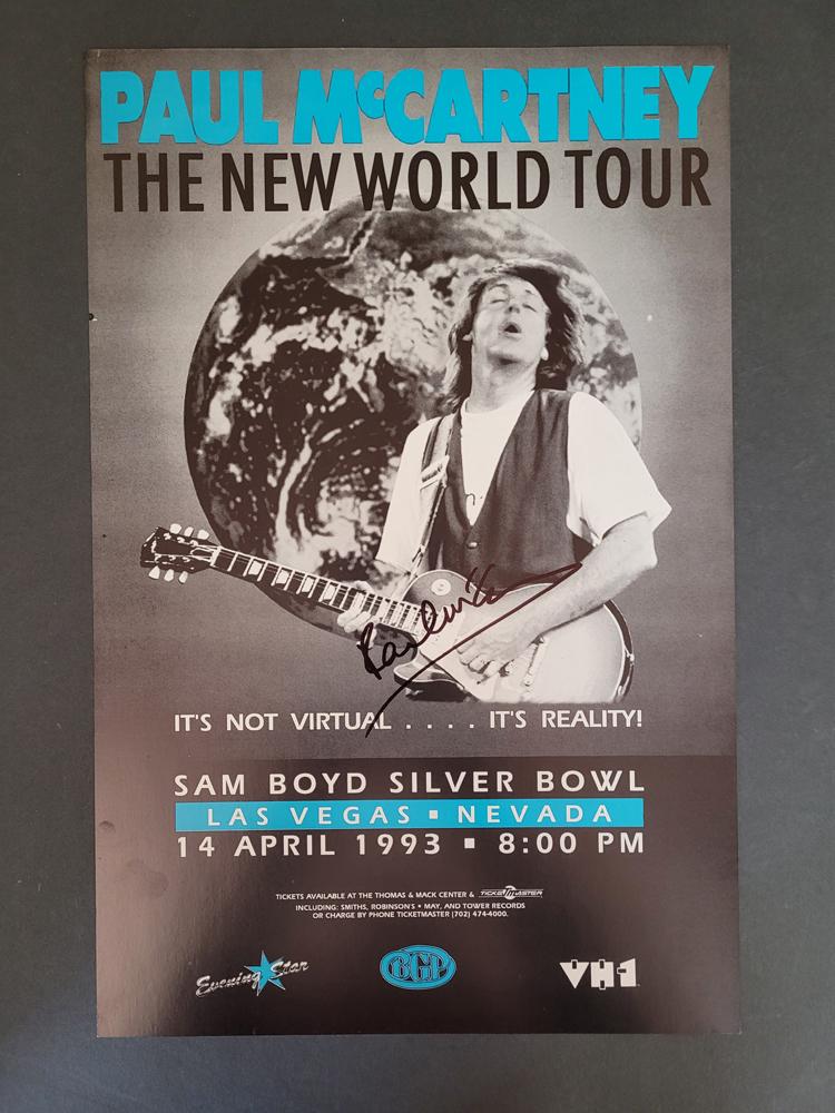 Paul McCartney original concert poster signed (1 of 1)
