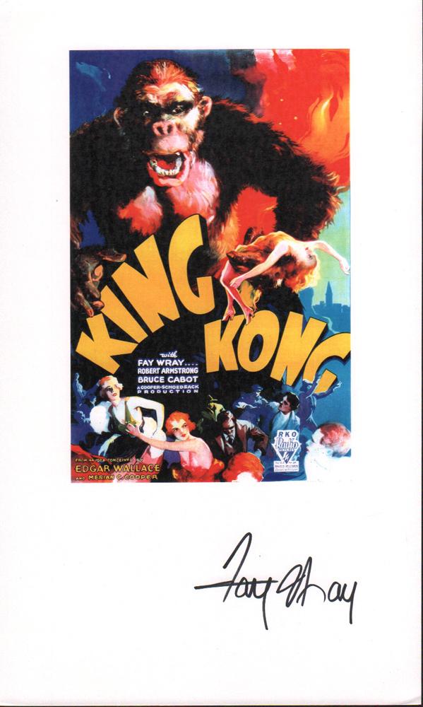 Fay Wray King Kong signed (1 of 1)