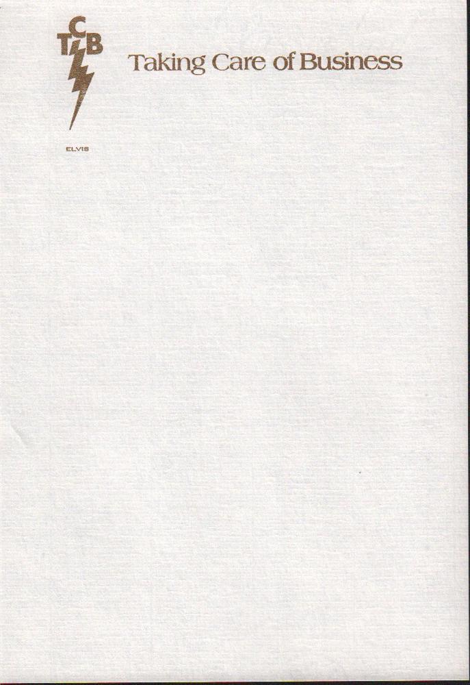 Elvis Presley original stationary owned by him (1 of 1)