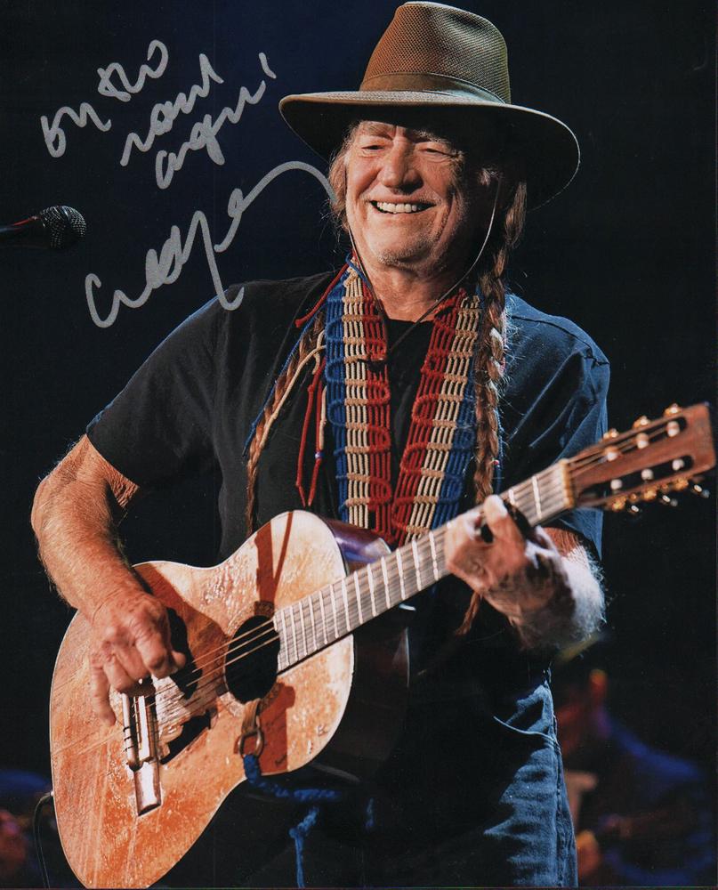 Willie Nelson signed 11x14 image (1 of 1)