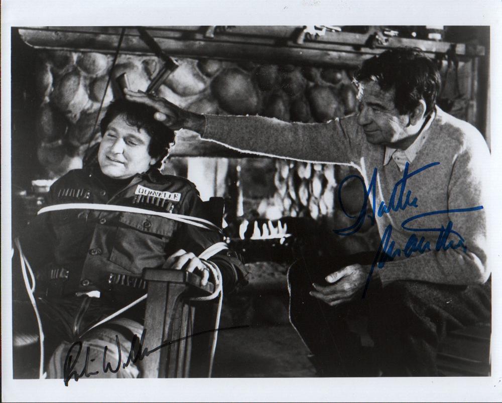 Robin Williams and Walter Matthau signed photograph (1 of 1)