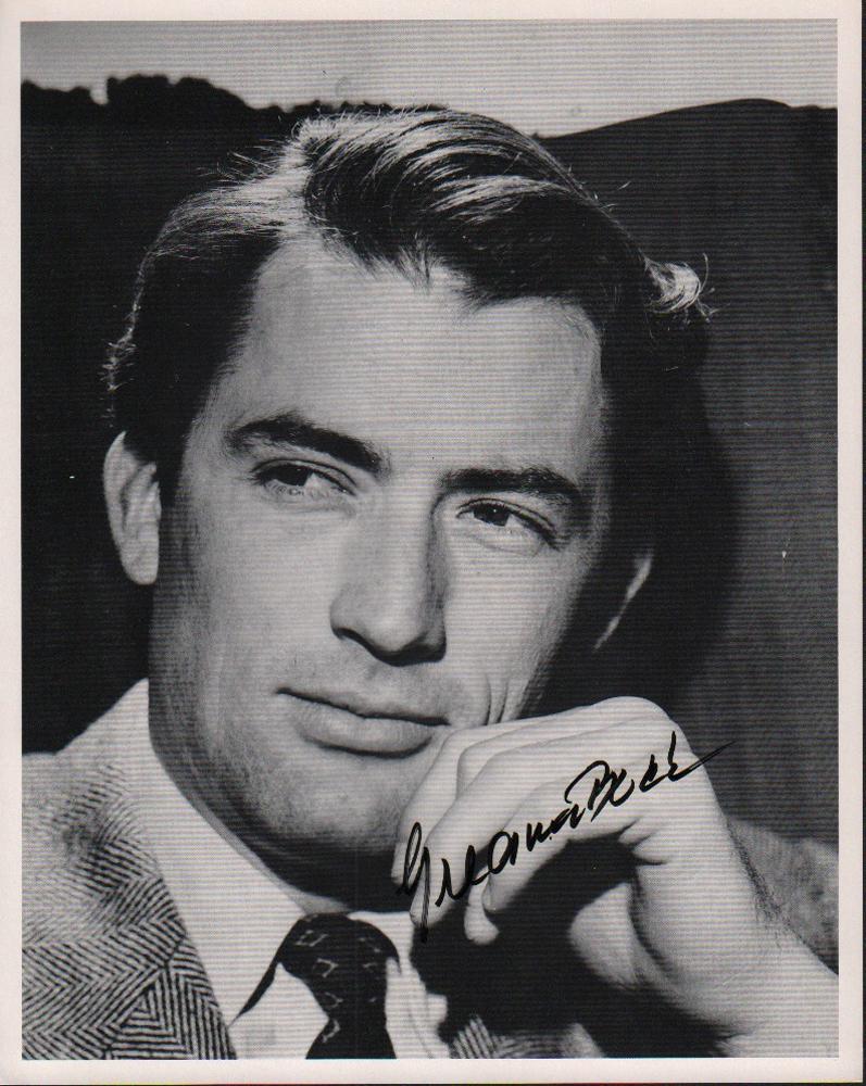 Gregory Peck signed 8x10 (1 of 1)