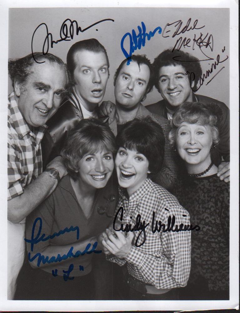 Laverne and Shirley cast signed (1 of 1)