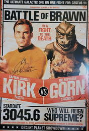 William Shatner Bobby Clark Star Trek Poster