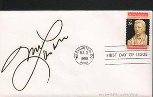 Michael Landon signed FDC (1 of 1)