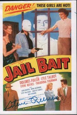 Steve Reeves Jail Bait signed (1 of 1)