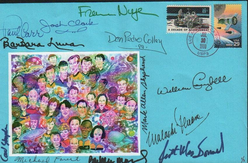 Star Trek cast members FDC RARE (1 of 1)