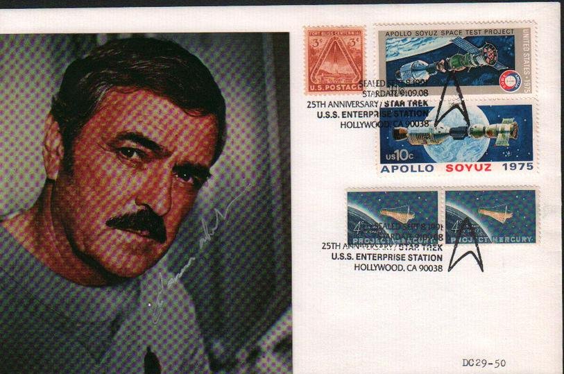 James Doohan Star Trek signed FDC (1 of 1)