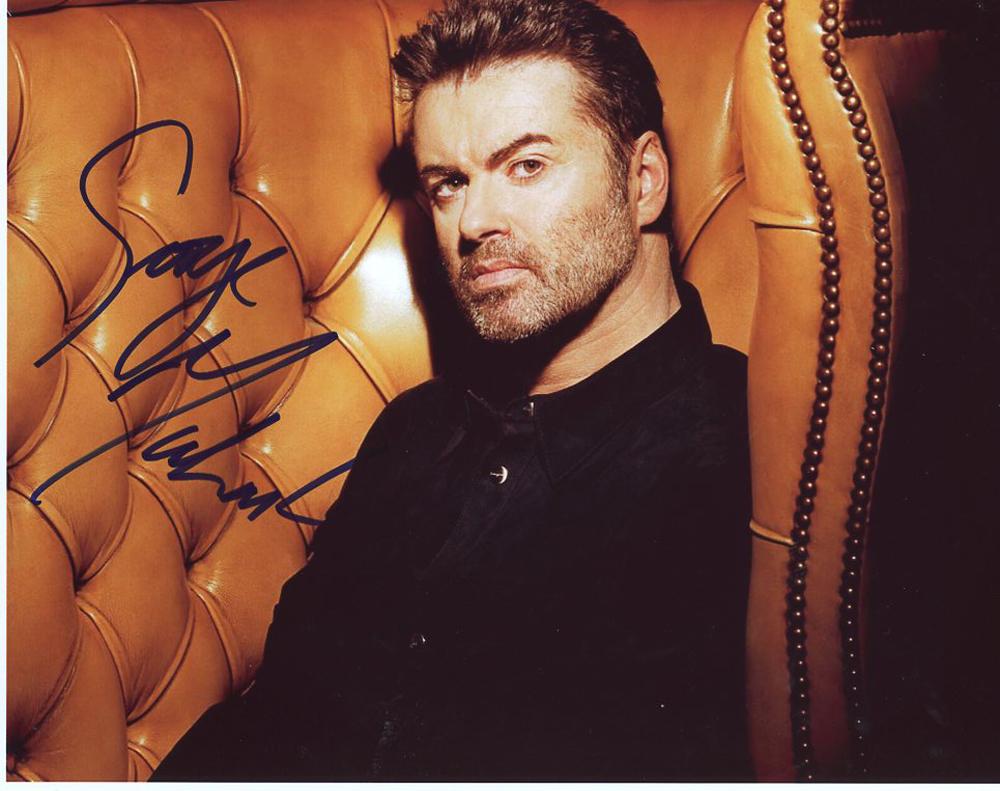 George Michael Signed Photo (1 of 1)