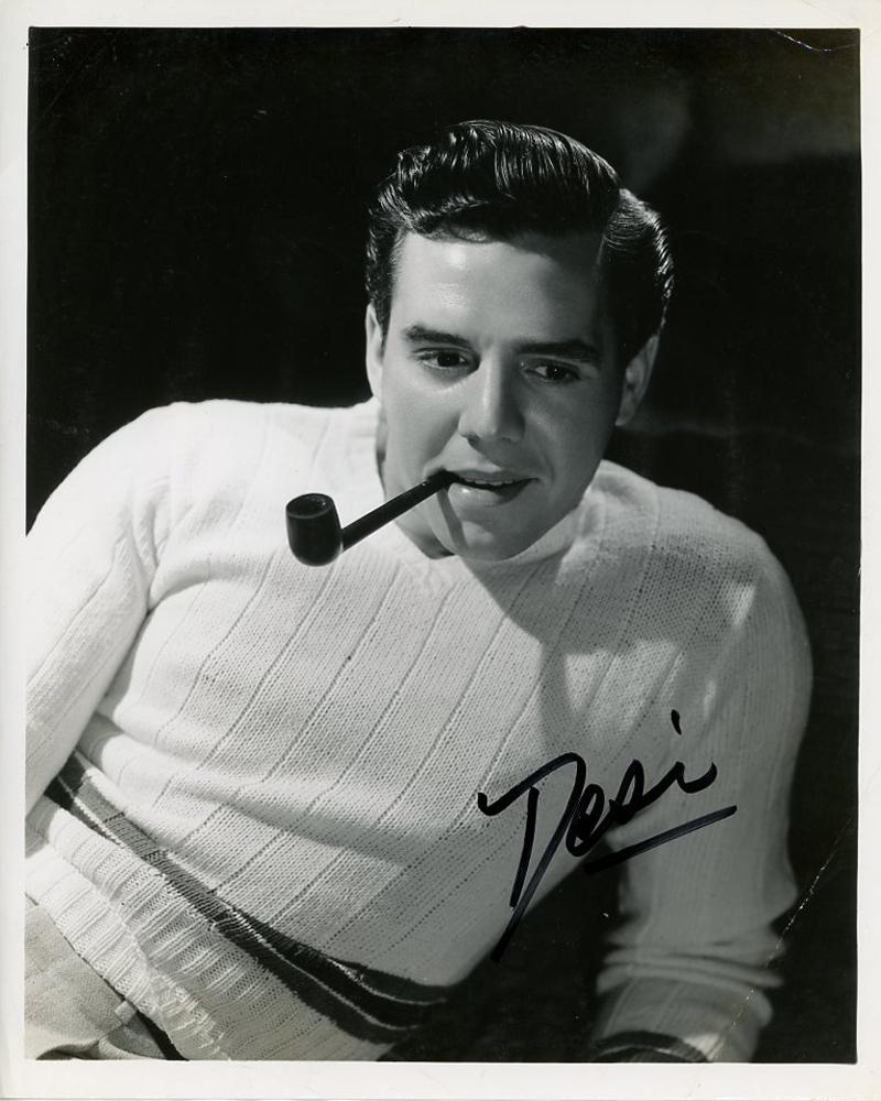 Desi Arnaz Signed Vintage Press Photo (1 of 1)