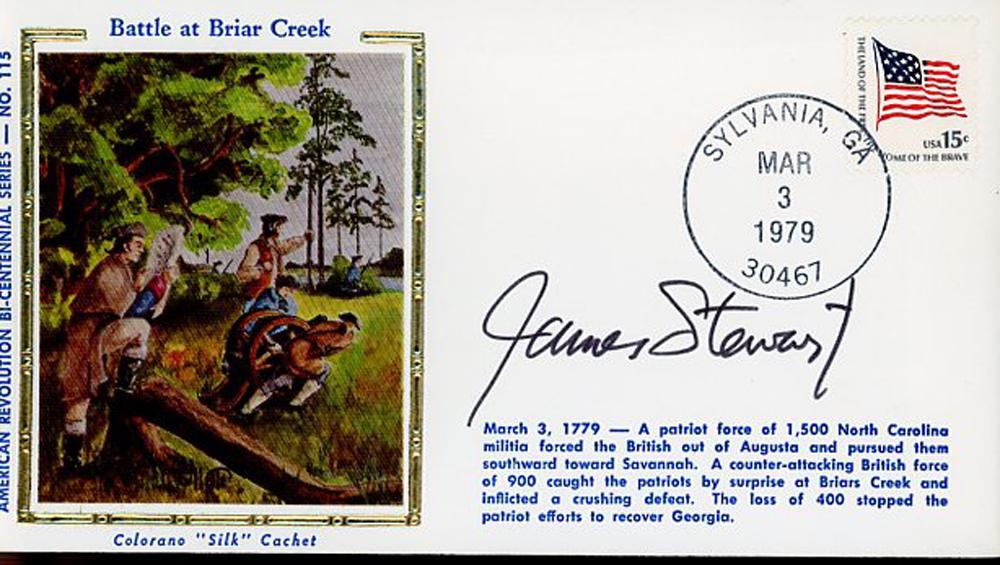 James Stewart Signed FDC (1 of 1)