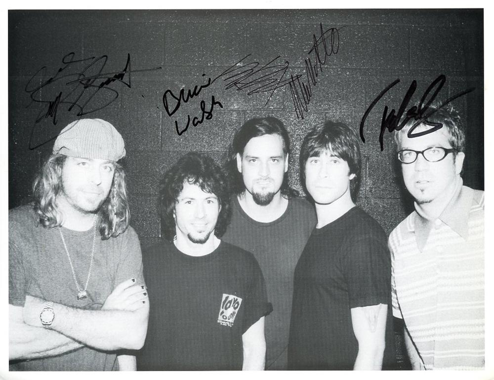 Leif Garrett Godspeed: 8x10 photo signed by Leif Garrett, Michael Scott, and Christopher Wade Damerst.