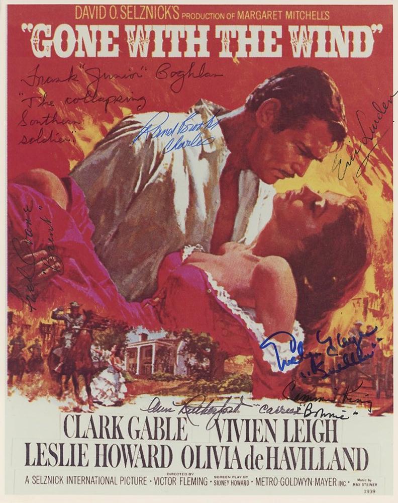 Gone with the Wind RARE Cast signed photograph (1 of 1)