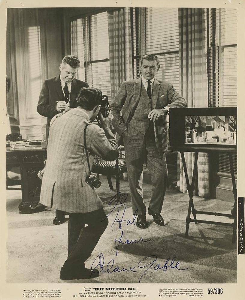 Clark Gable signed photograph (1 of 1)