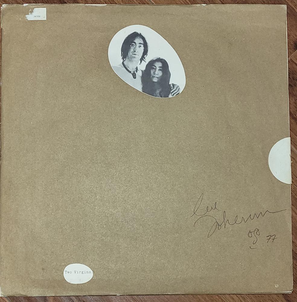 John Lennon signed "Two Virgins" LP (1 of 1)