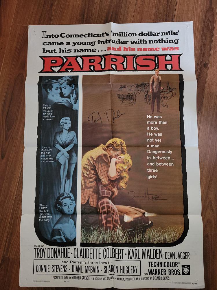 Parrish movie poster signed (1 of 1)