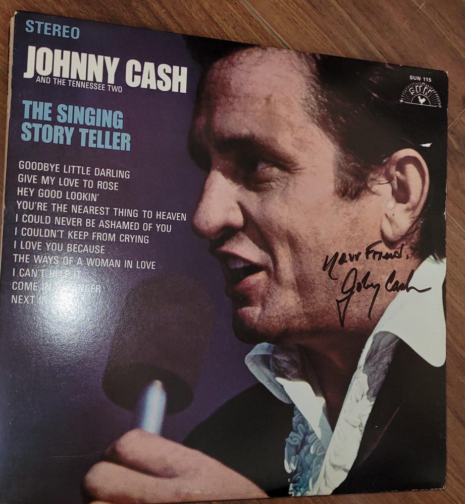 Johnny Cash signed LP (1 of 1)