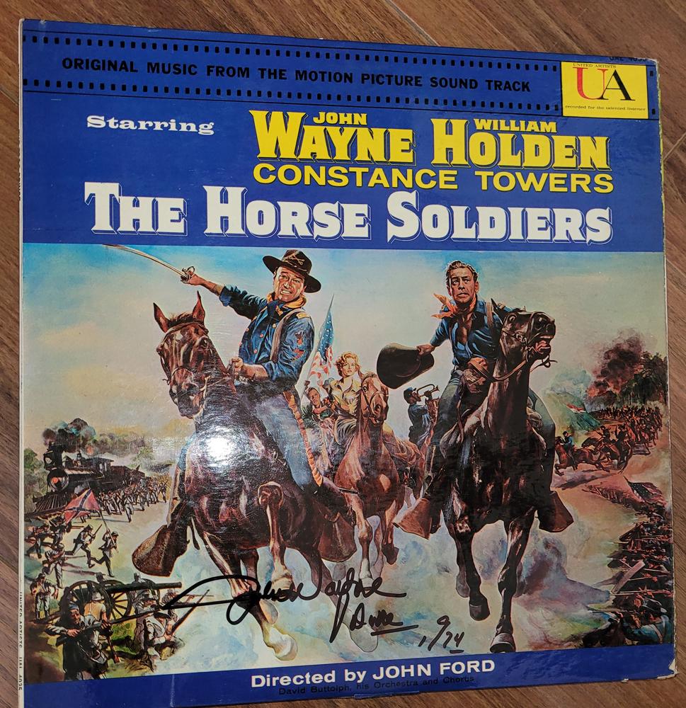 The Horse Soldiers signed soundtrack LP (1 of 1)