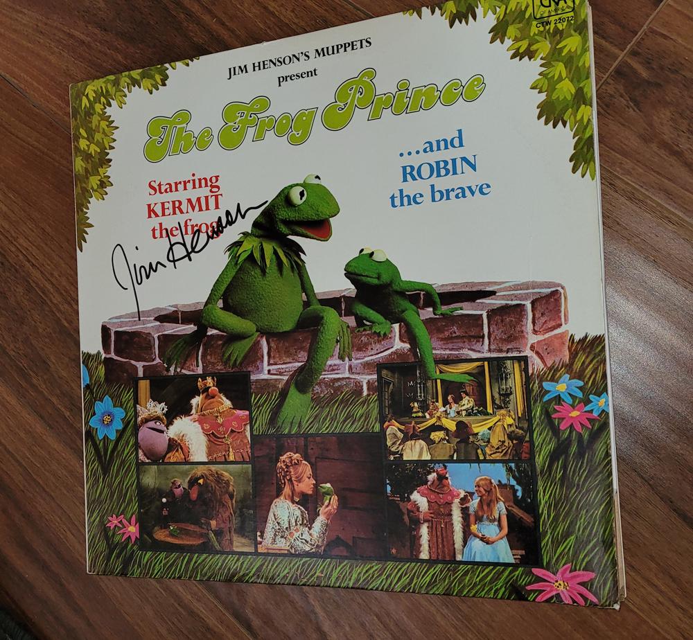 Jim Henson signed Muppet soundtrack (1 of 1)