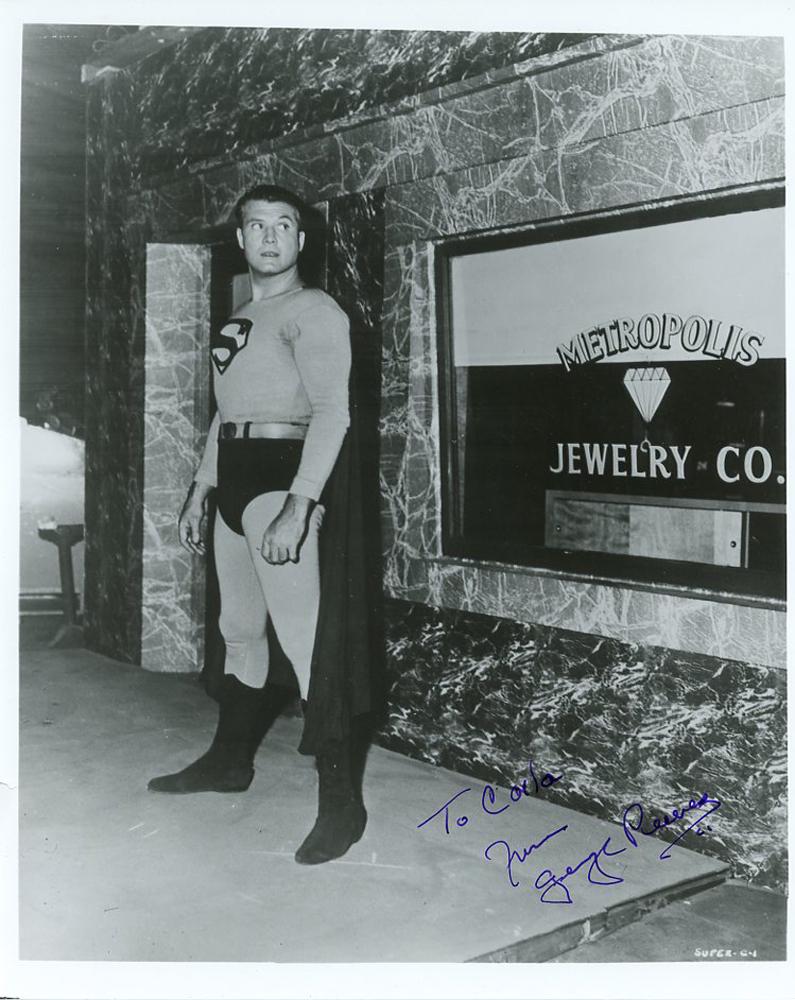 George Reeves Superman rare signed 8x10 photograph (1 of 1)