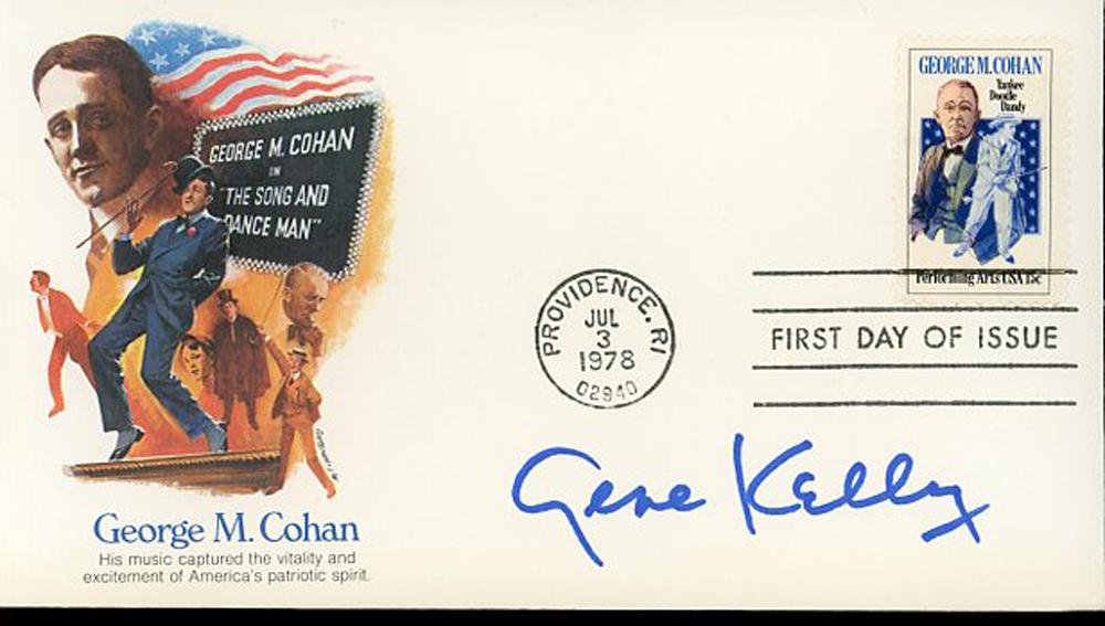 Gene Kelly signed FDC (1 of 1)