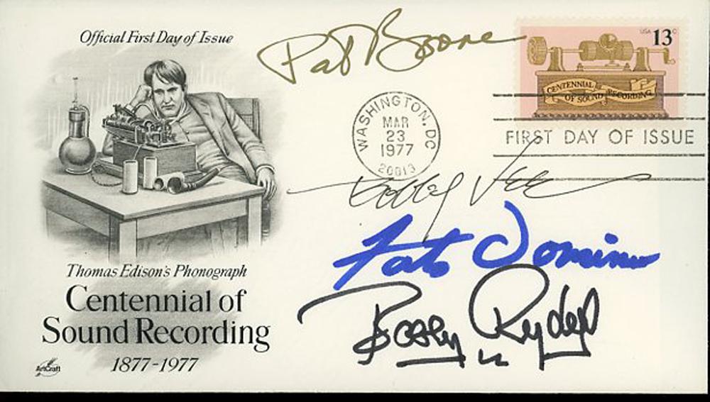 Rock N Roll Legends signed FDC (1 of 1)