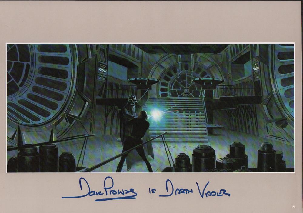 Dave Prowse signed Star Wars print (1 of 1)