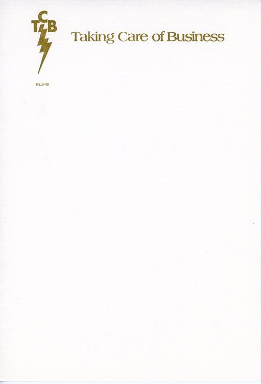 Elvis Presley stationary owned by the King (1 of 1)