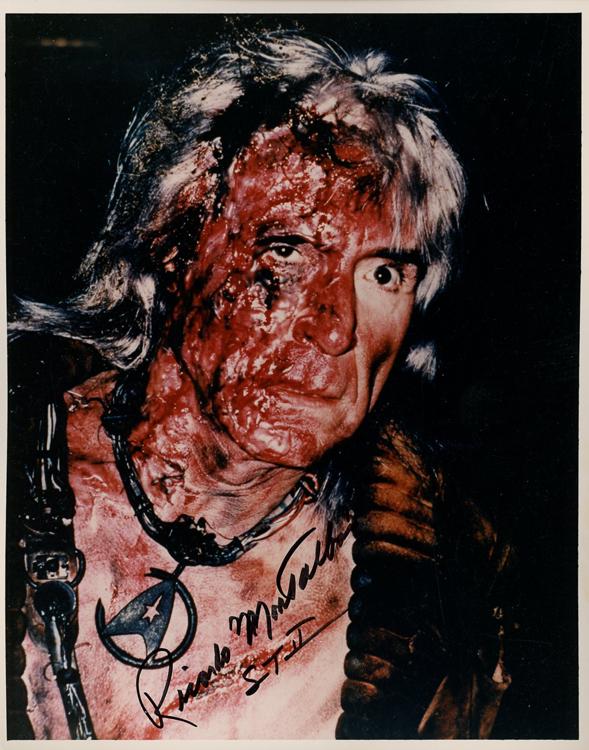 Ricardo Montalban KHAN Star Trek signed photograph (1 of 1)