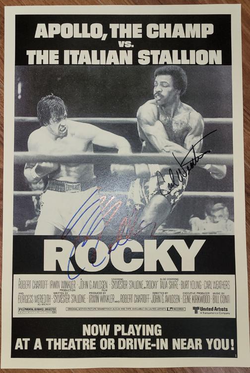 Rocky poster signed (1 of 1)