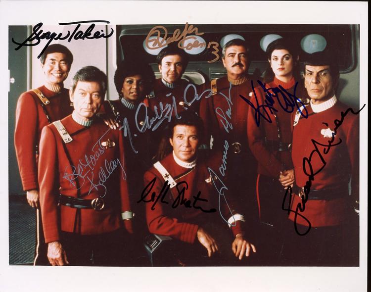Star Trek movie cast signed photograph (1 of 1)