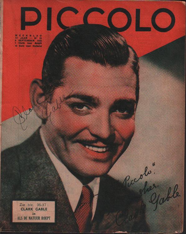 Clark Gable magazine signed (1 of 1)