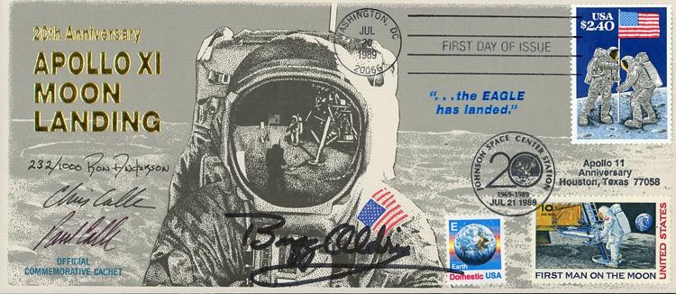 Buzz Aldrin signed FDC (1 of 1)