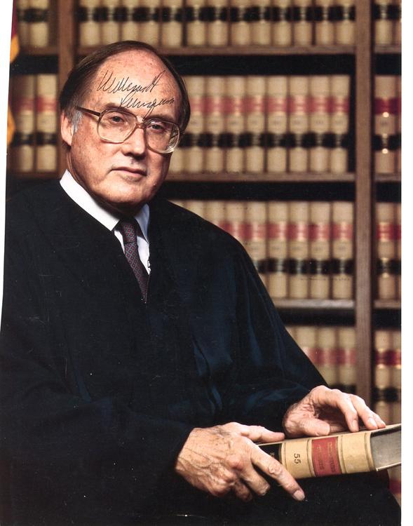 William Rehnquist signed photograph (1 of 1)