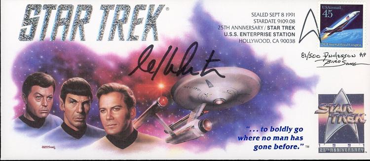 William Shatner usps signed FDC (1 of 1)