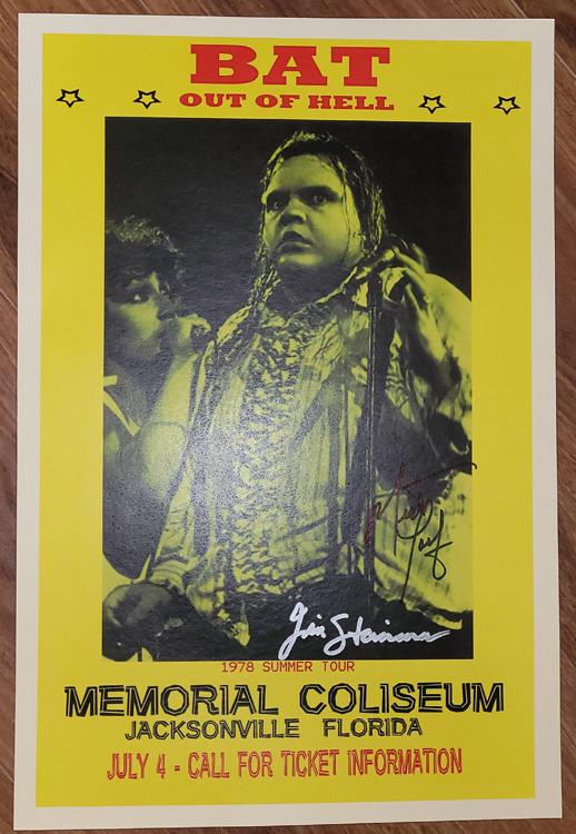 Bat out of Hell Meatloaf signed poster (1 of 1)