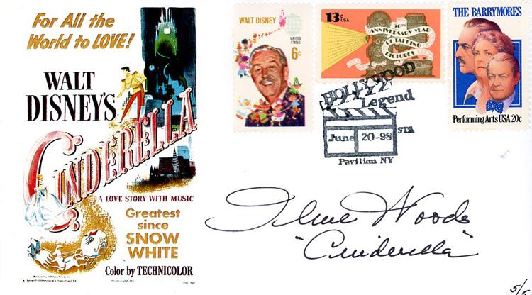 Ilene Woods signed FDC (1 of 1)