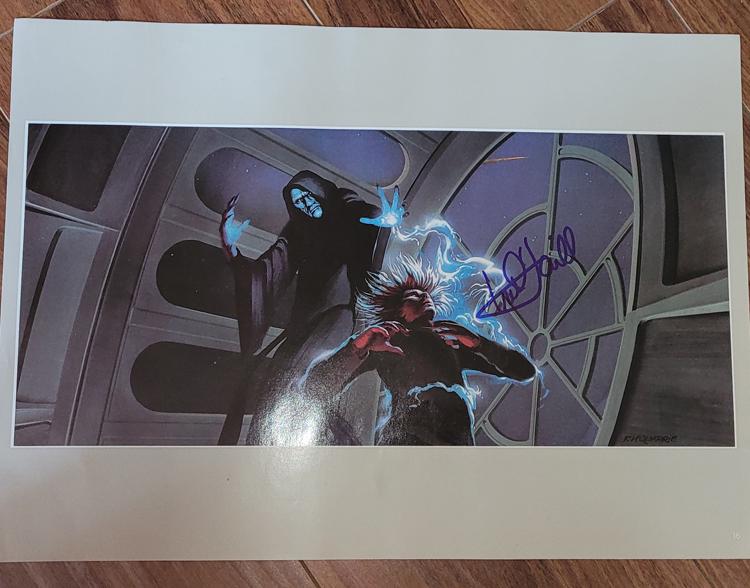 Mark Hamill print signed Star Wars (1 of 1)