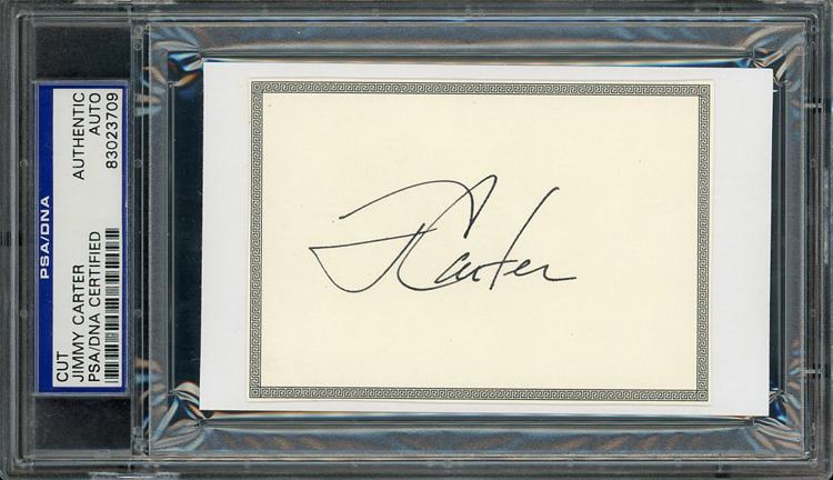 Jimmy Carter signature (1 of 1)