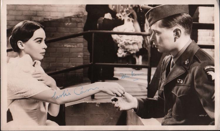 Leslie Caron and John Kerr signed photograph (1 of 1)