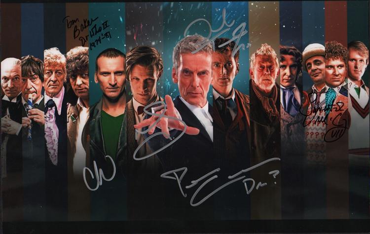 DR WHO print signed by many doctors (1 of 1)