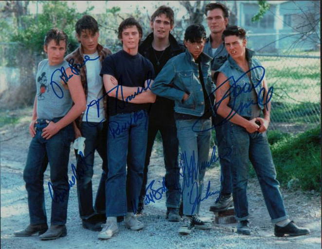 The Outsiders Cast Signed Photograph