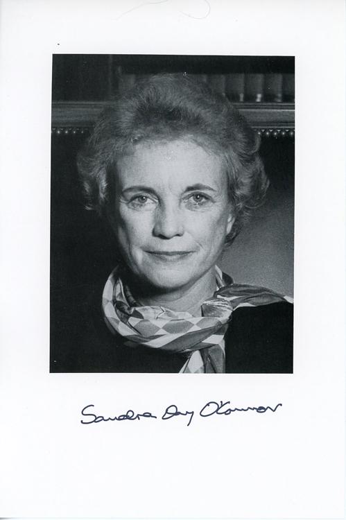 Sandra Day O'Connor signed photo: A 8x10 of the Supreme Court Justice signed with COA