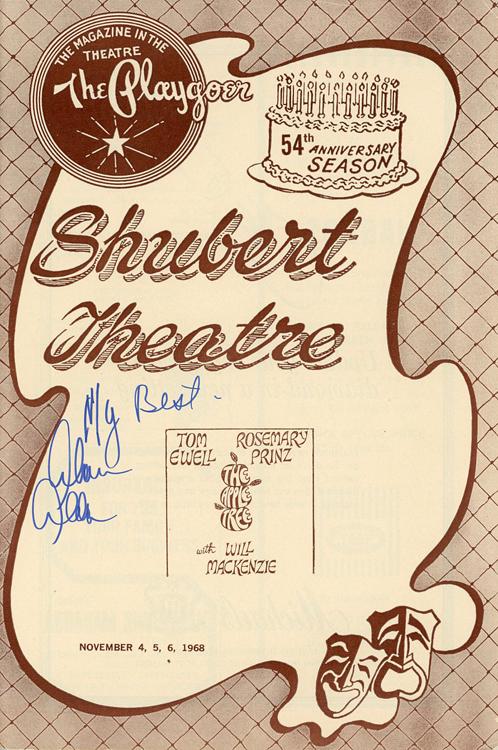 Alan Alda signed Playbill (1 of 1)