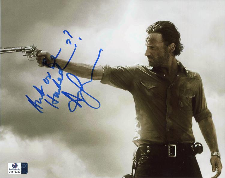 Andrew Lincoln signed Walking Dead photo (1 of 1)