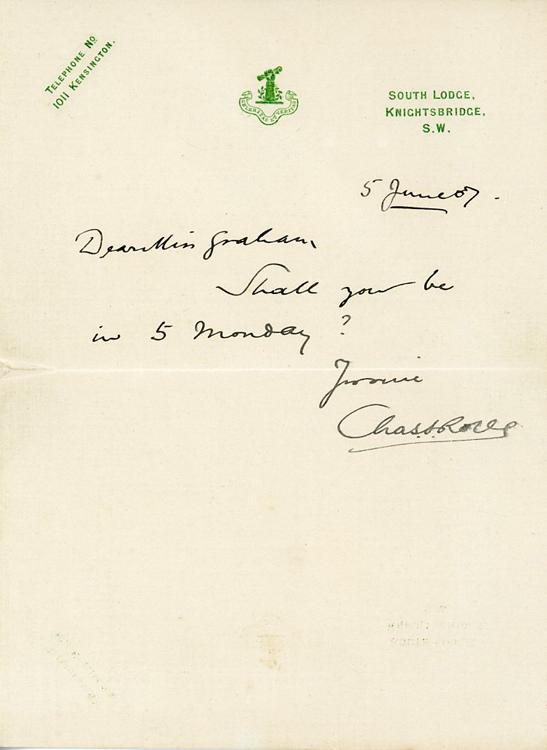 Charles Rolls RARE letter signed (1 of 1)