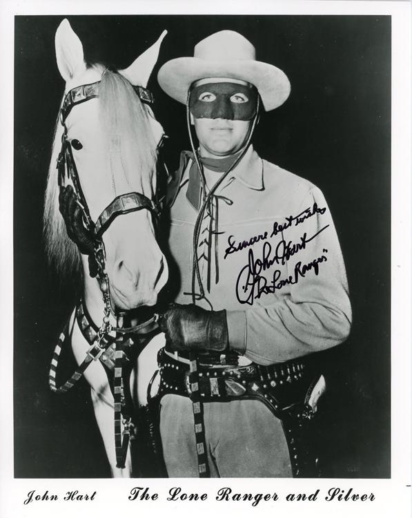 John Hart Lone Ranger signed Photo (1 of 1)