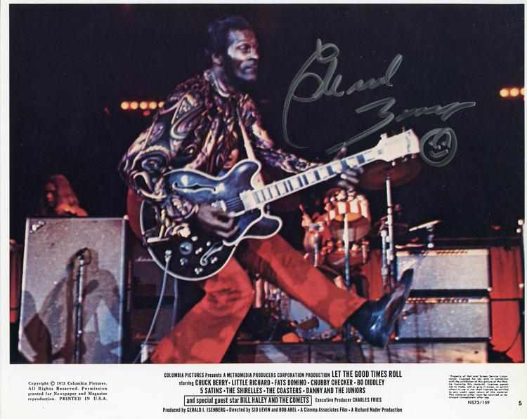 Chuck Berry signed photo (1 of 1)