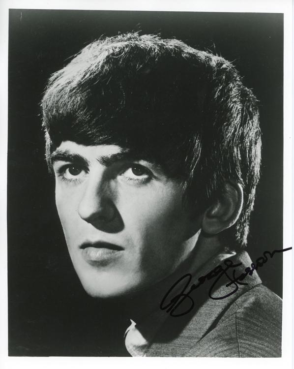 George Harrison Beatles signed photograph (1 of 1)