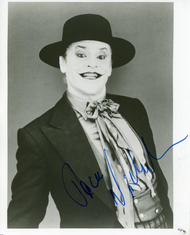 Jack Nicholson Joker Batman signed photo (1 of 1)